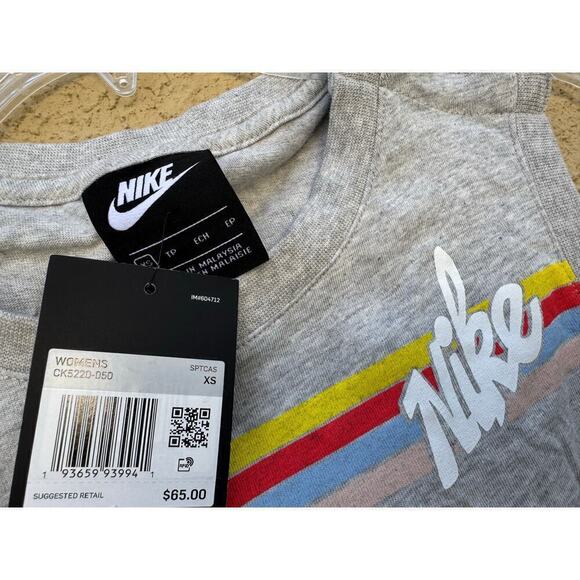 Nike Romper Womens Extra Small Multicolor Rainbow Cotton - Picture 6 of 13